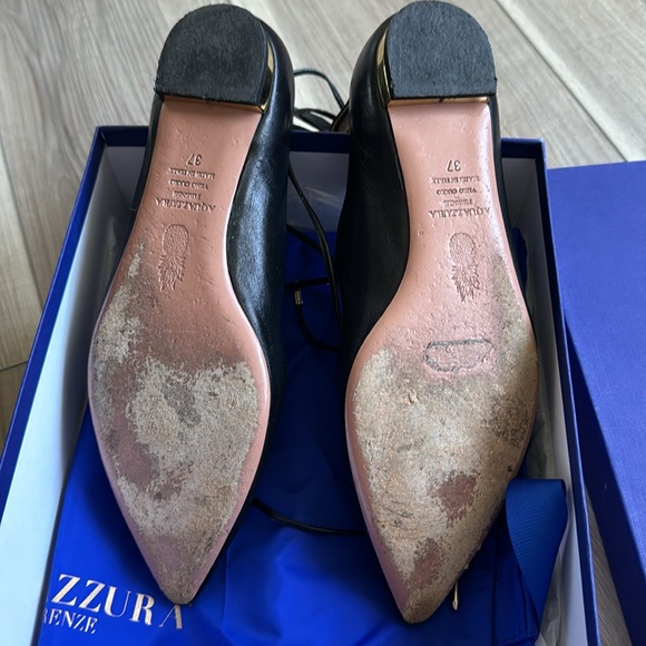 Authentic AQUAZZURA Christy pointed toe Flat. Size 37. - Picture 7 of 9